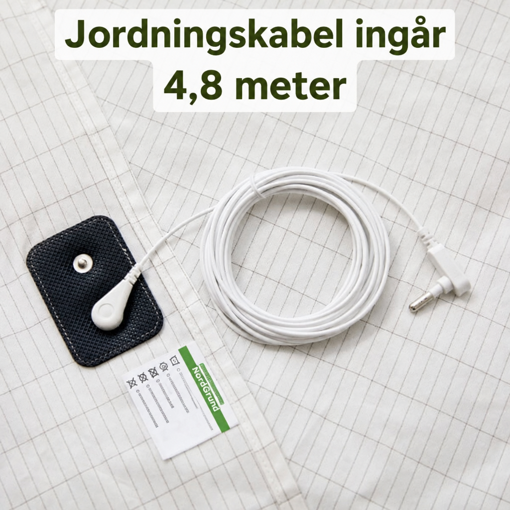 Jordningskabel 4,8 meter ingår