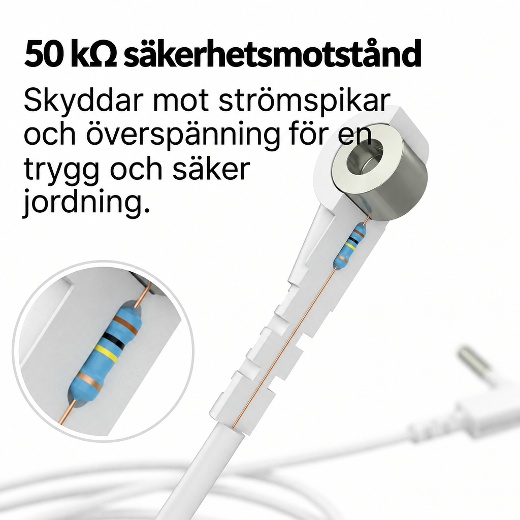 50 kΩ säkerhetsmotstånd